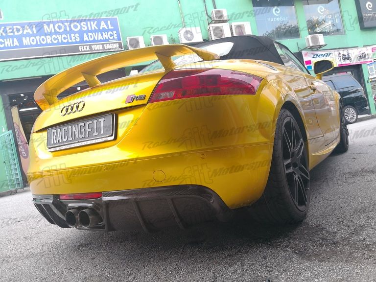 Audi TT 2007 Above Carbon Fiber Diffuser