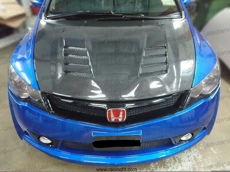 Honda Civic JS RACING Style Hood