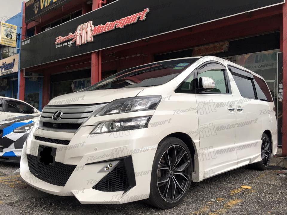 Toyota Vellfire 2012 Black Bison Bodykit