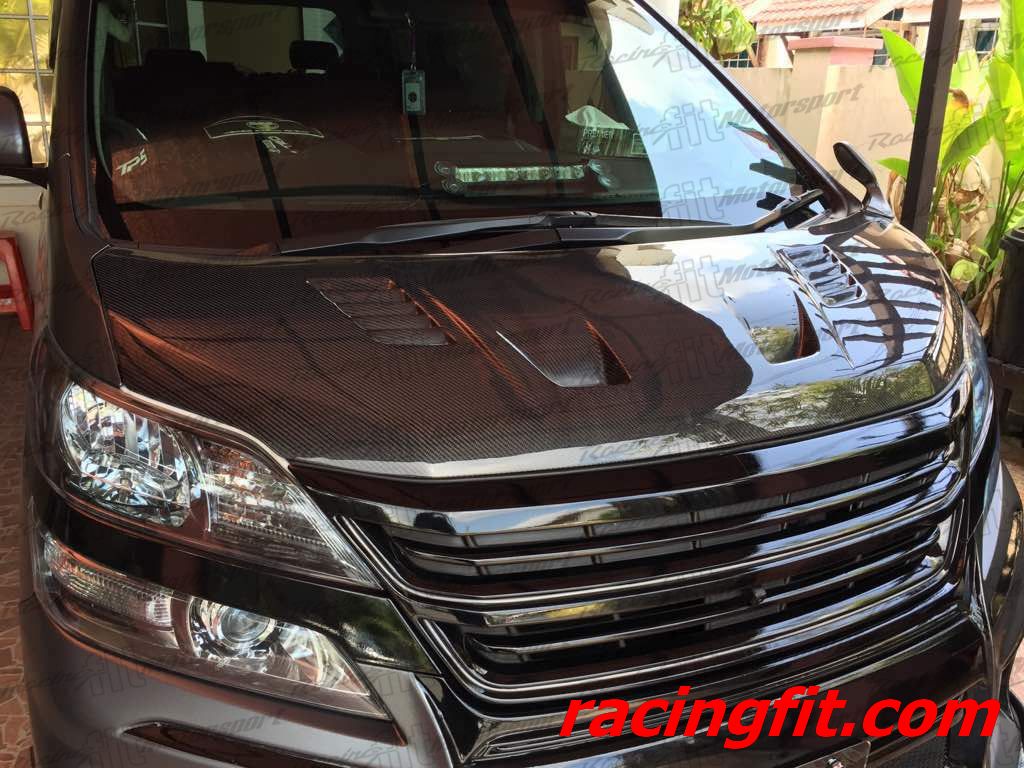 Vellfire vellfire six sence carbon bonnet