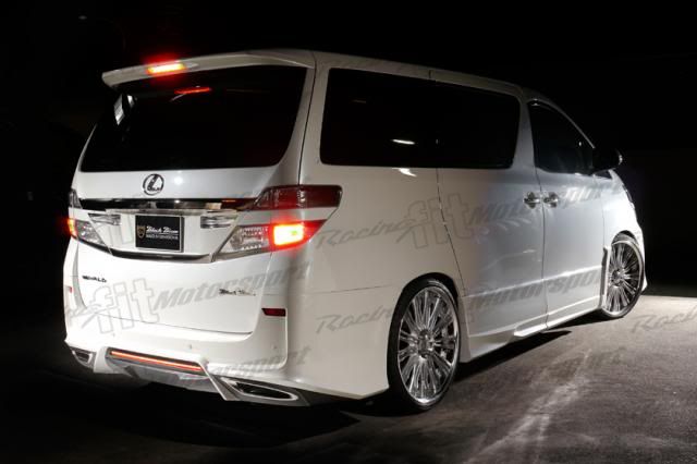 Vellfire 2012 Black Bison Bodykit