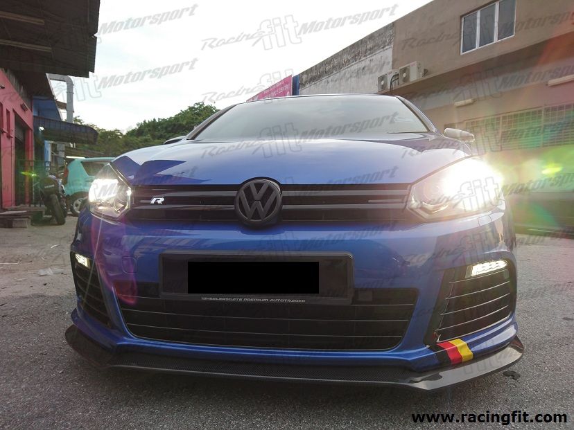 Golf MARK 6 CF Front lip Golf R 