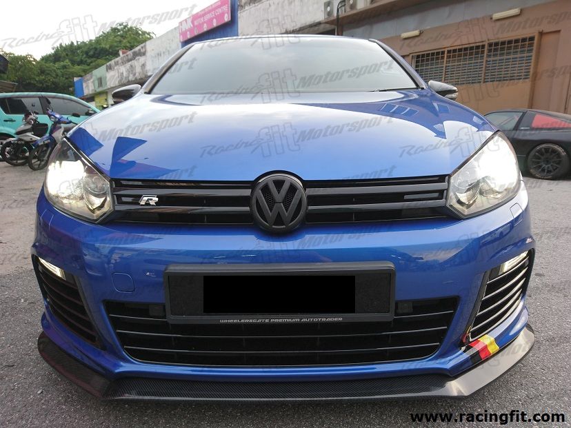 Golf MARK 6 CF Front lip Golf R 